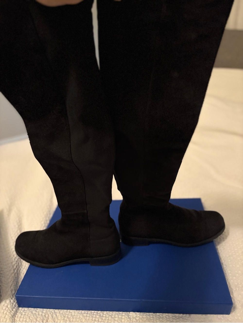 Stuart Weitzman Black 5050 suede Boots size 7M